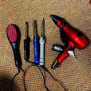 Hair Tools-5 hair styling tools for 1 price.